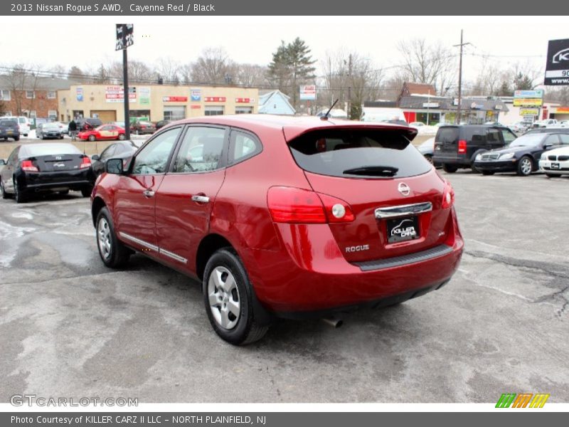 Cayenne Red / Black 2013 Nissan Rogue S AWD