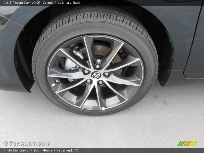 Cosmic Gray Mica / Black 2015 Toyota Camry XSE