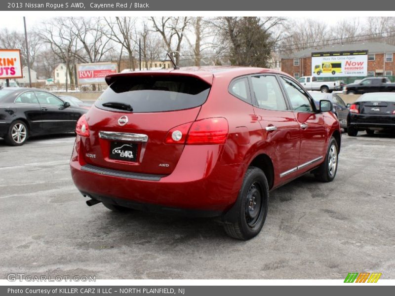 Cayenne Red / Black 2013 Nissan Rogue S AWD