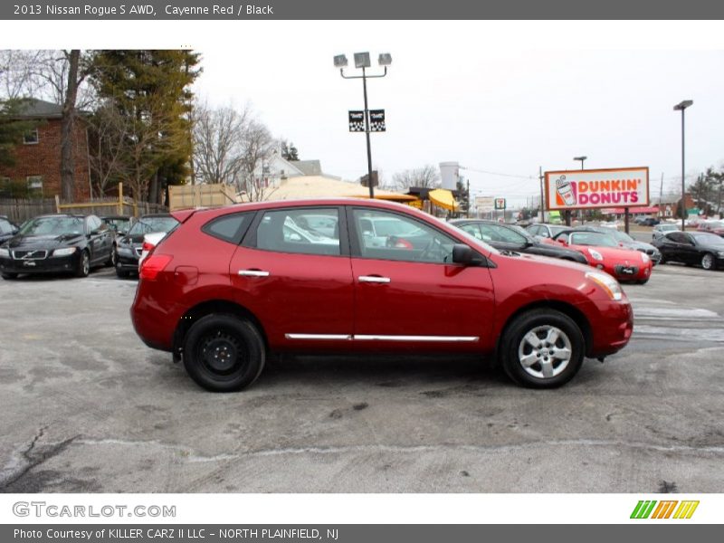 Cayenne Red / Black 2013 Nissan Rogue S AWD