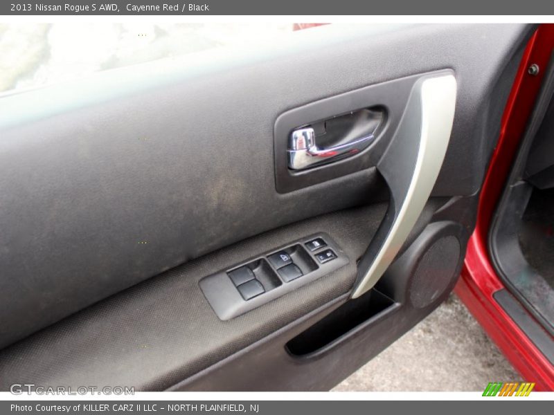 Cayenne Red / Black 2013 Nissan Rogue S AWD