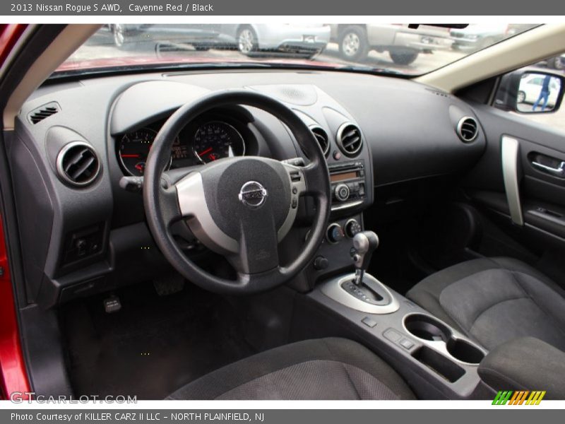 Cayenne Red / Black 2013 Nissan Rogue S AWD