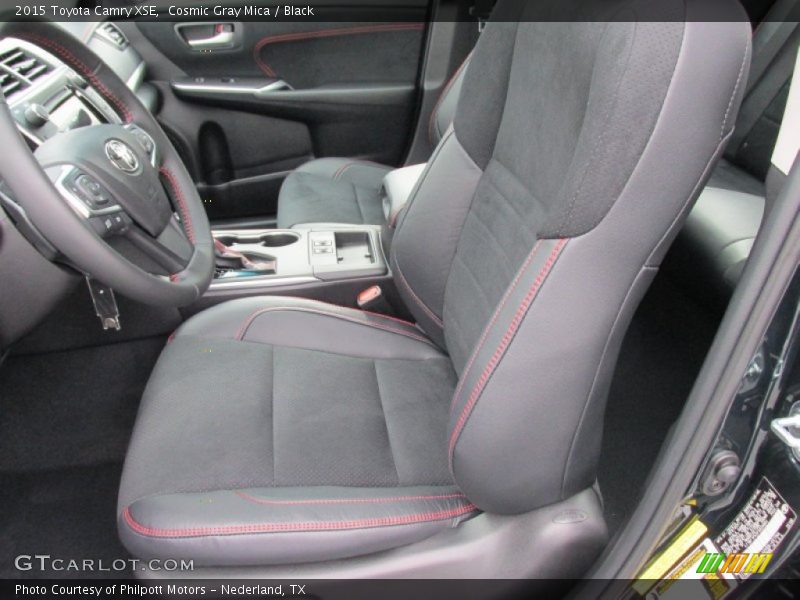 Cosmic Gray Mica / Black 2015 Toyota Camry XSE