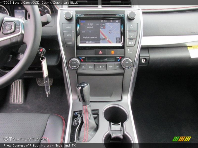 Cosmic Gray Mica / Black 2015 Toyota Camry XSE