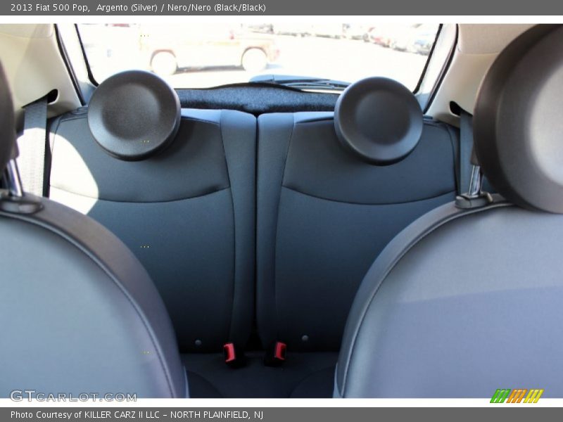 Argento (Silver) / Nero/Nero (Black/Black) 2013 Fiat 500 Pop