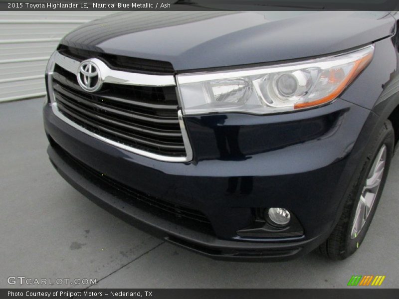 Nautical Blue Metallic / Ash 2015 Toyota Highlander LE