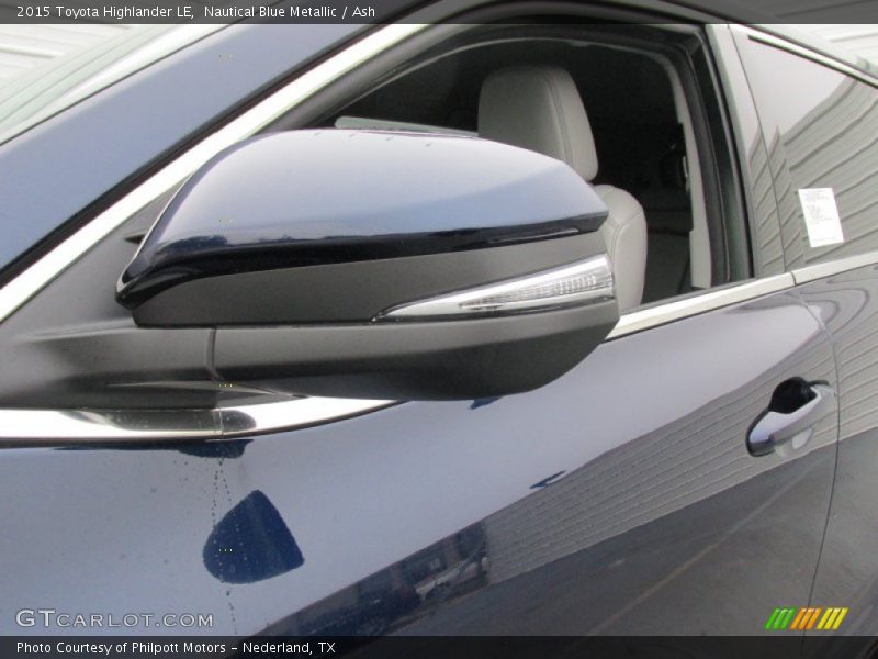 Nautical Blue Metallic / Ash 2015 Toyota Highlander LE