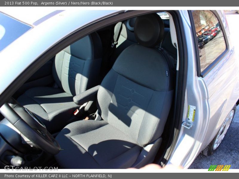 Argento (Silver) / Nero/Nero (Black/Black) 2013 Fiat 500 Pop