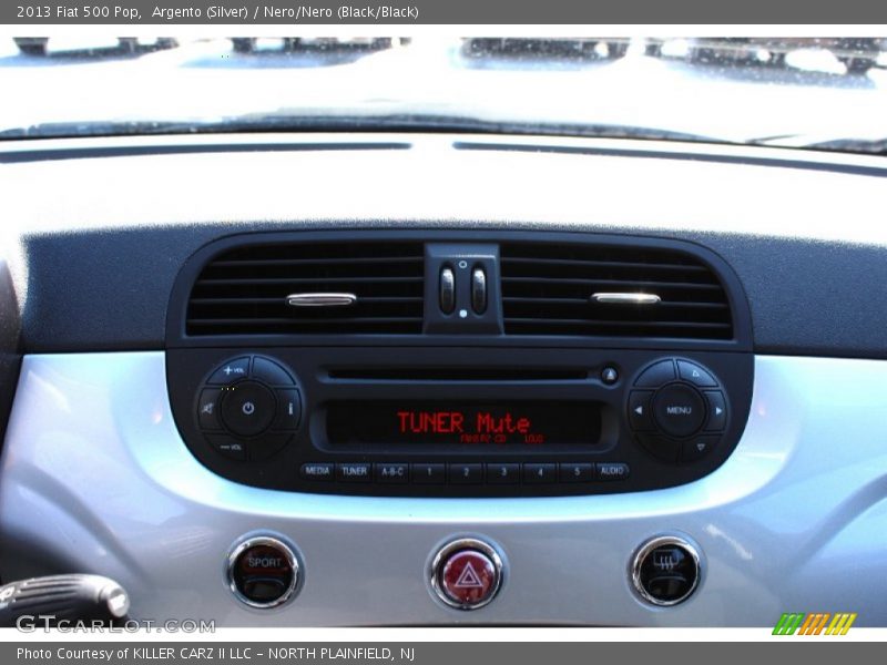 Argento (Silver) / Nero/Nero (Black/Black) 2013 Fiat 500 Pop