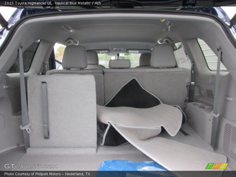 Nautical Blue Metallic / Ash 2015 Toyota Highlander LE