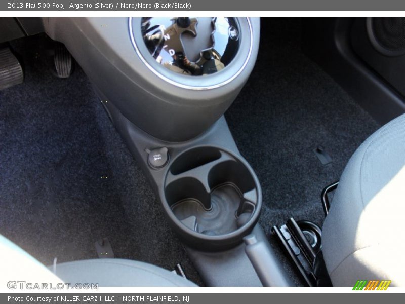 Argento (Silver) / Nero/Nero (Black/Black) 2013 Fiat 500 Pop
