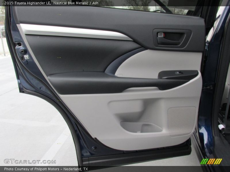 Nautical Blue Metallic / Ash 2015 Toyota Highlander LE