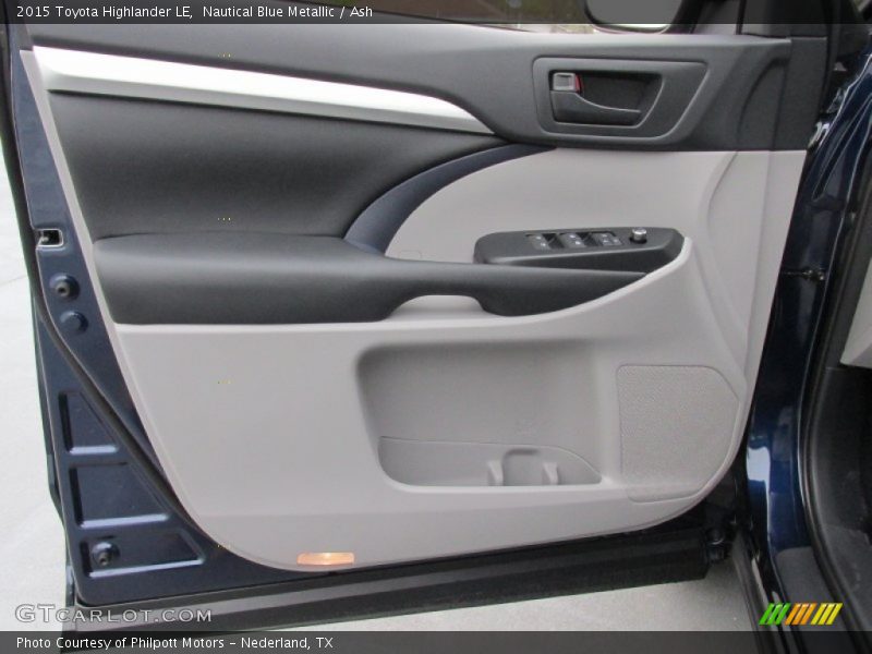 Nautical Blue Metallic / Ash 2015 Toyota Highlander LE
