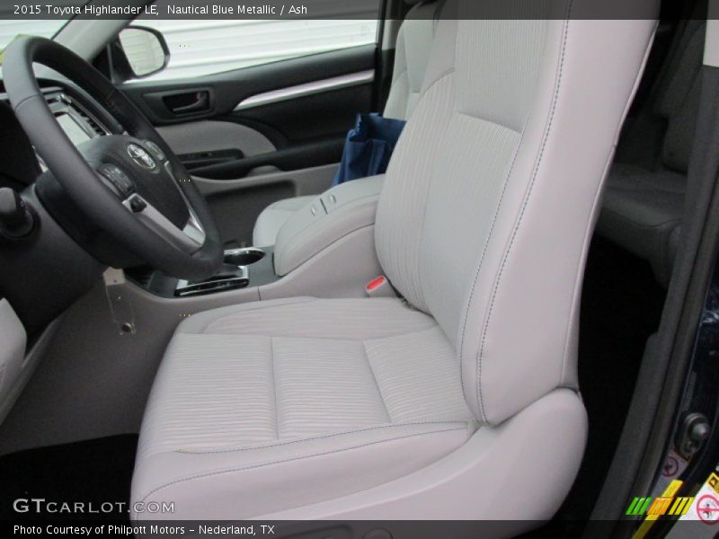 Nautical Blue Metallic / Ash 2015 Toyota Highlander LE