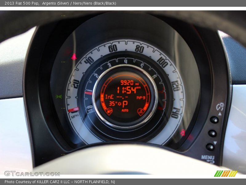 Argento (Silver) / Nero/Nero (Black/Black) 2013 Fiat 500 Pop