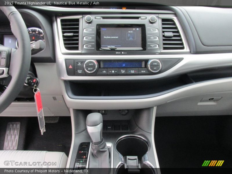 Nautical Blue Metallic / Ash 2015 Toyota Highlander LE