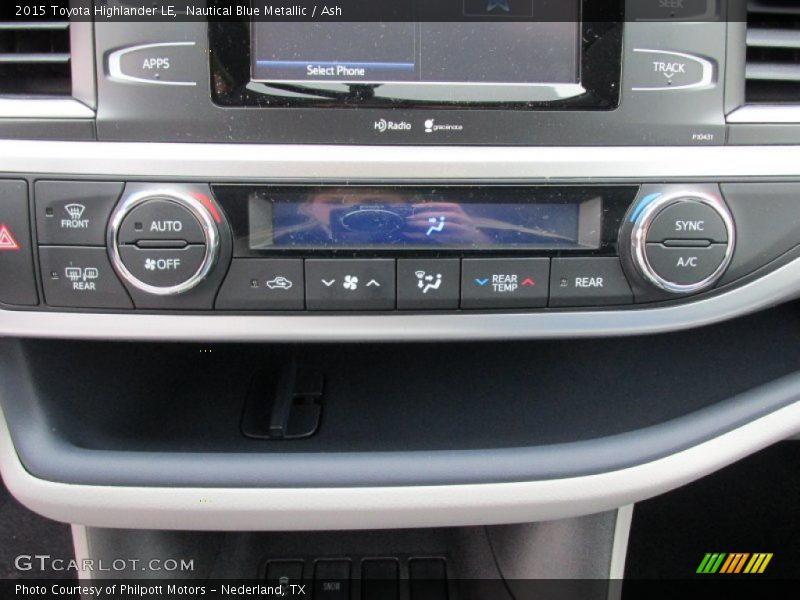 Nautical Blue Metallic / Ash 2015 Toyota Highlander LE