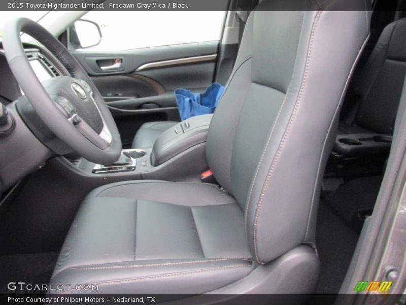Predawn Gray Mica / Black 2015 Toyota Highlander Limited