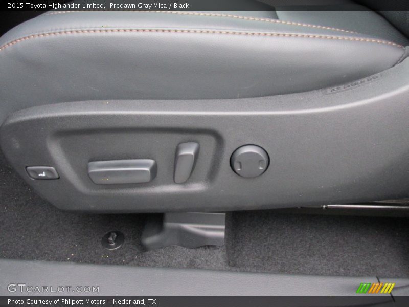 Predawn Gray Mica / Black 2015 Toyota Highlander Limited