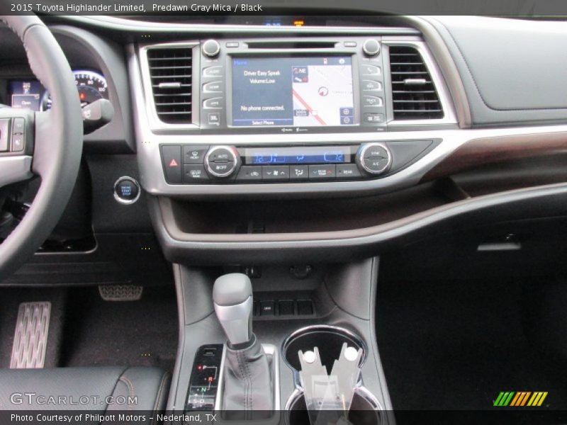 Predawn Gray Mica / Black 2015 Toyota Highlander Limited