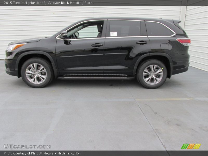 2015 Highlander LE Attitude Black Metallic
