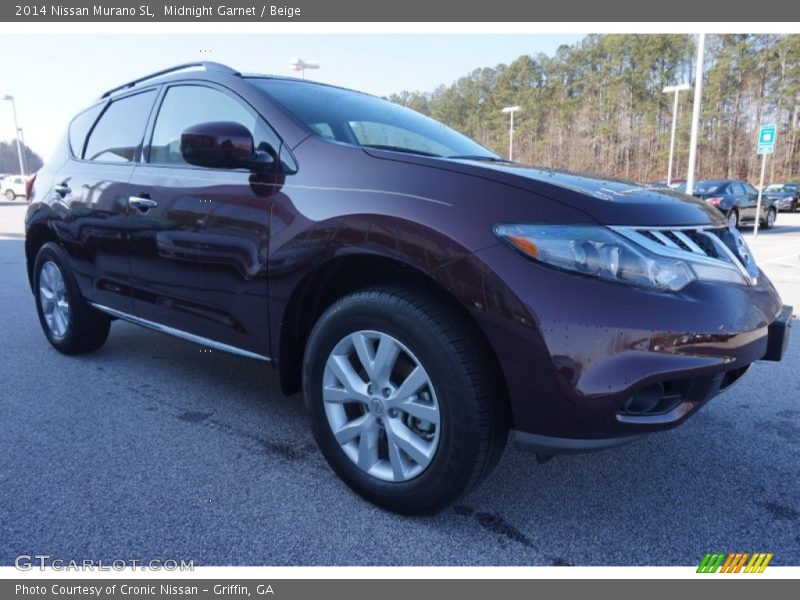 Front 3/4 View of 2014 Murano SL