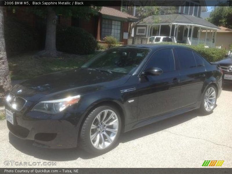 Black Sapphire Metallic / Black 2006 BMW M5