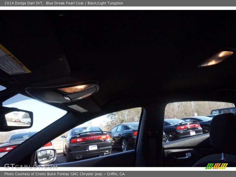 Blue Streak Pearl Coat / Black/Light Tungsten 2014 Dodge Dart SXT