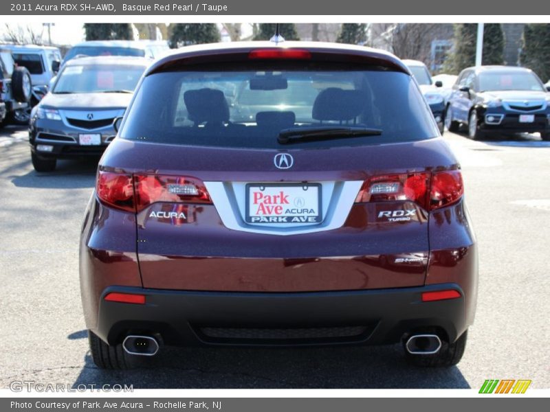 Basque Red Pearl / Taupe 2011 Acura RDX SH-AWD