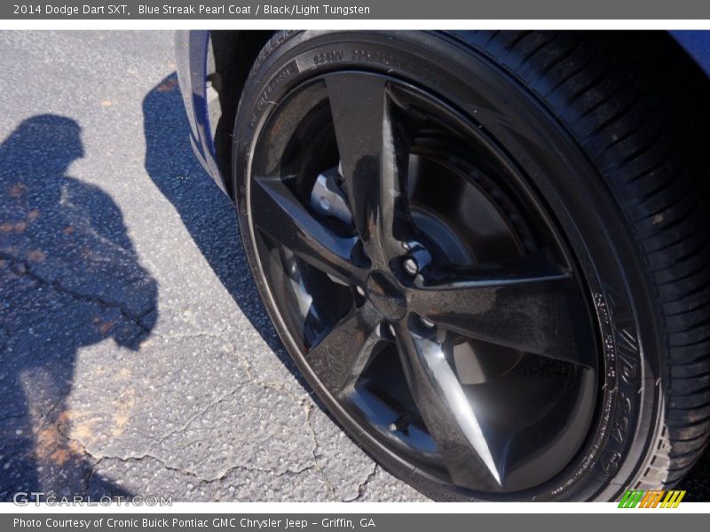 Blue Streak Pearl Coat / Black/Light Tungsten 2014 Dodge Dart SXT