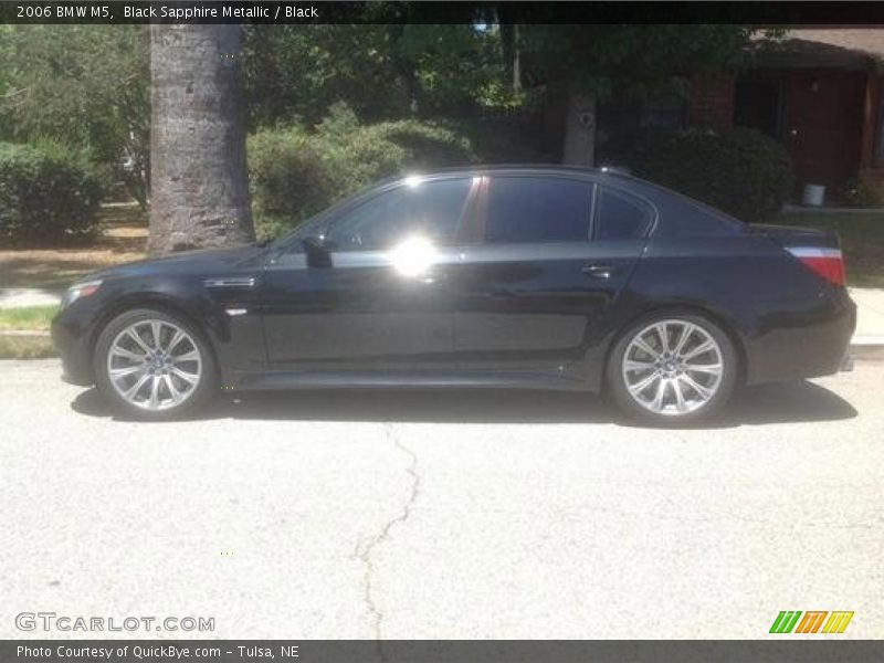 Black Sapphire Metallic / Black 2006 BMW M5