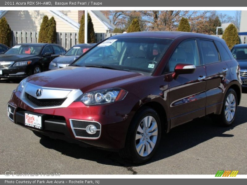 Basque Red Pearl / Taupe 2011 Acura RDX SH-AWD