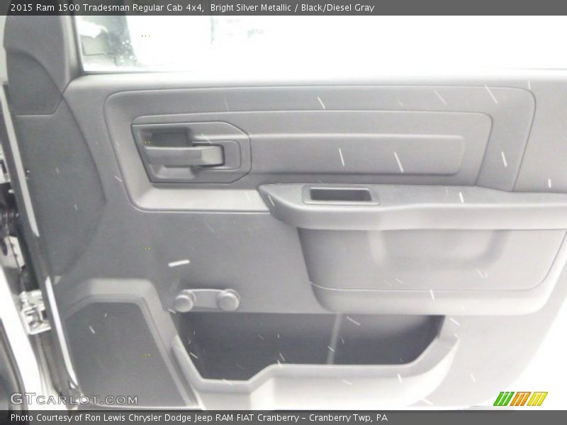 Bright Silver Metallic / Black/Diesel Gray 2015 Ram 1500 Tradesman Regular Cab 4x4