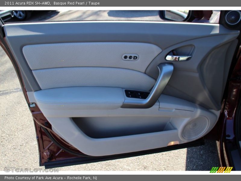 Basque Red Pearl / Taupe 2011 Acura RDX SH-AWD
