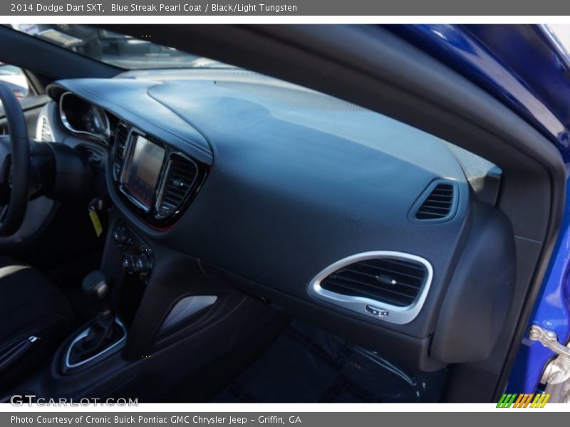 Blue Streak Pearl Coat / Black/Light Tungsten 2014 Dodge Dart SXT