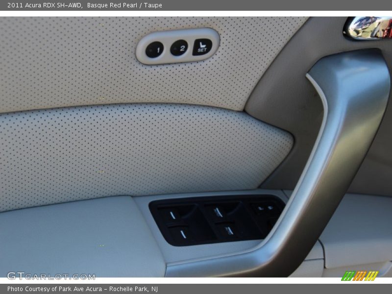 Basque Red Pearl / Taupe 2011 Acura RDX SH-AWD