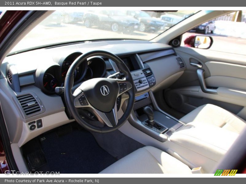 Basque Red Pearl / Taupe 2011 Acura RDX SH-AWD