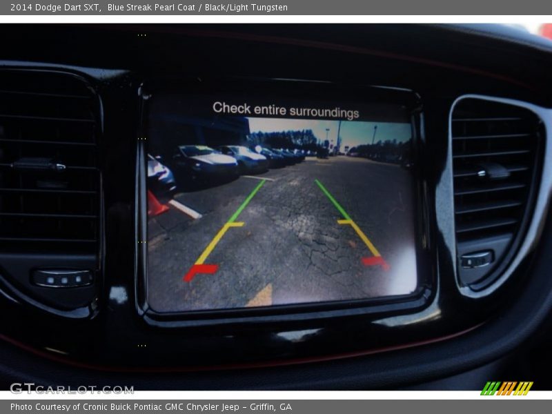 Blue Streak Pearl Coat / Black/Light Tungsten 2014 Dodge Dart SXT