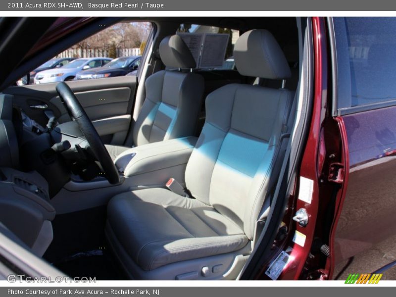 Basque Red Pearl / Taupe 2011 Acura RDX SH-AWD