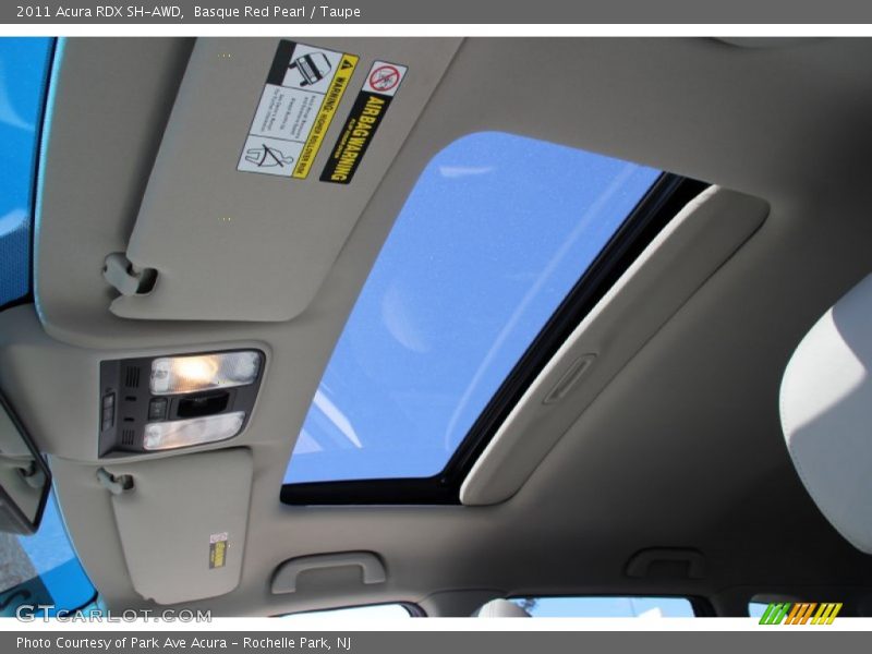 Basque Red Pearl / Taupe 2011 Acura RDX SH-AWD