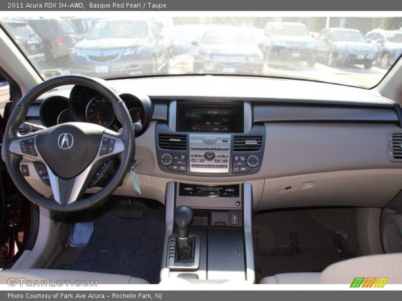 Basque Red Pearl / Taupe 2011 Acura RDX SH-AWD