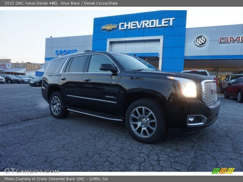 Onyx Black / Denali Cocoa/Shale 2015 GMC Yukon Denali 4WD