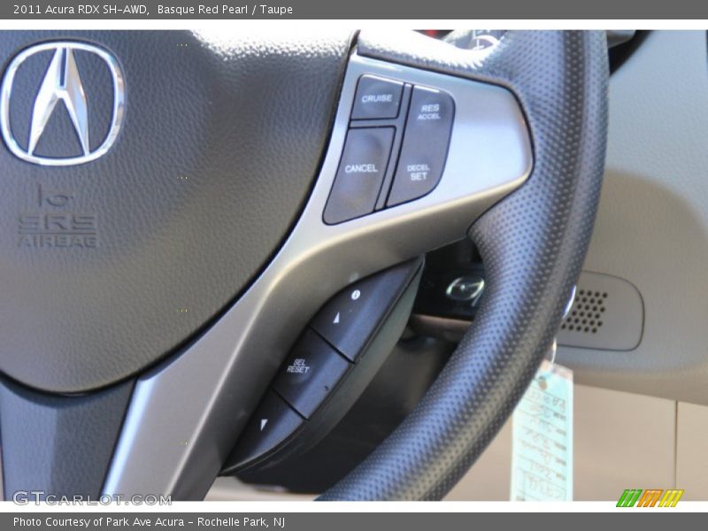 Basque Red Pearl / Taupe 2011 Acura RDX SH-AWD