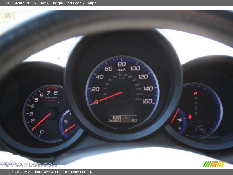 Basque Red Pearl / Taupe 2011 Acura RDX SH-AWD