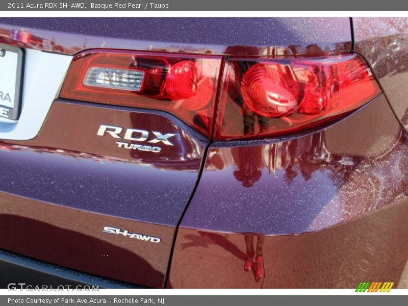 Basque Red Pearl / Taupe 2011 Acura RDX SH-AWD