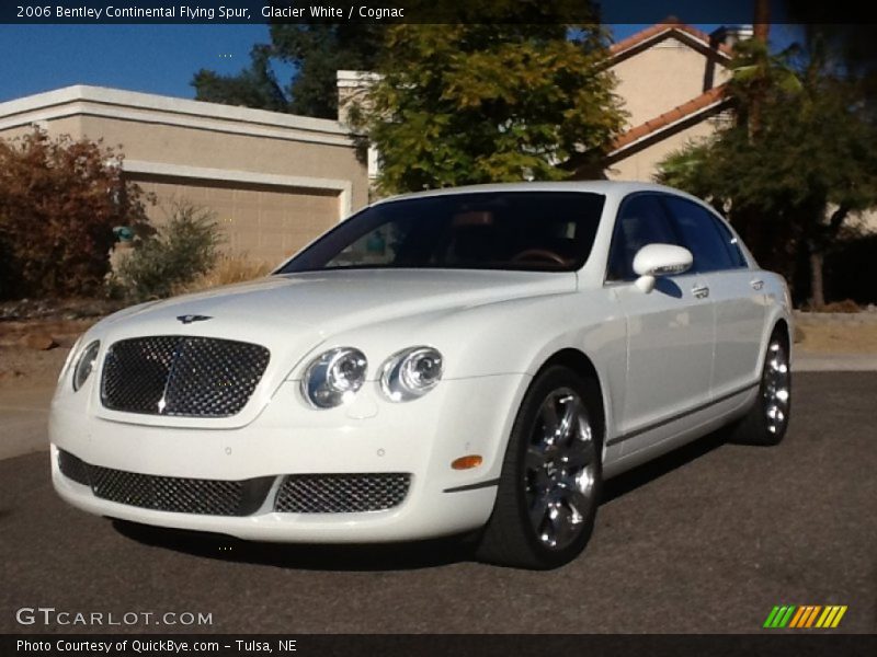 Glacier White / Cognac 2006 Bentley Continental Flying Spur