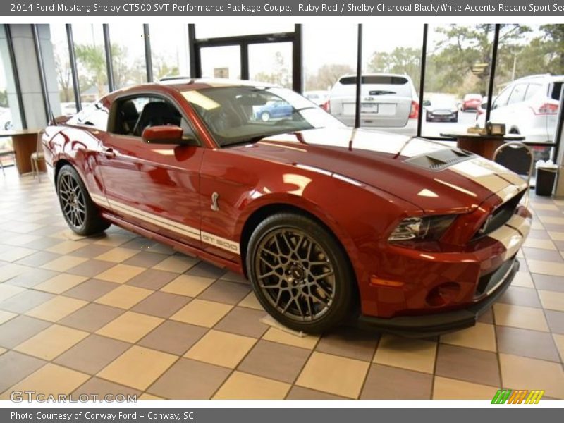  2014 Mustang Shelby GT500 SVT Performance Package Coupe Ruby Red