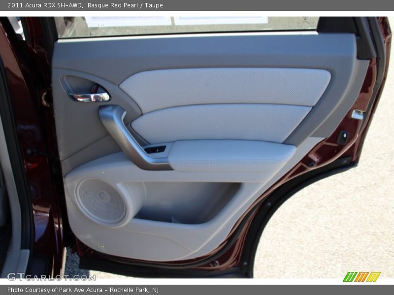Basque Red Pearl / Taupe 2011 Acura RDX SH-AWD