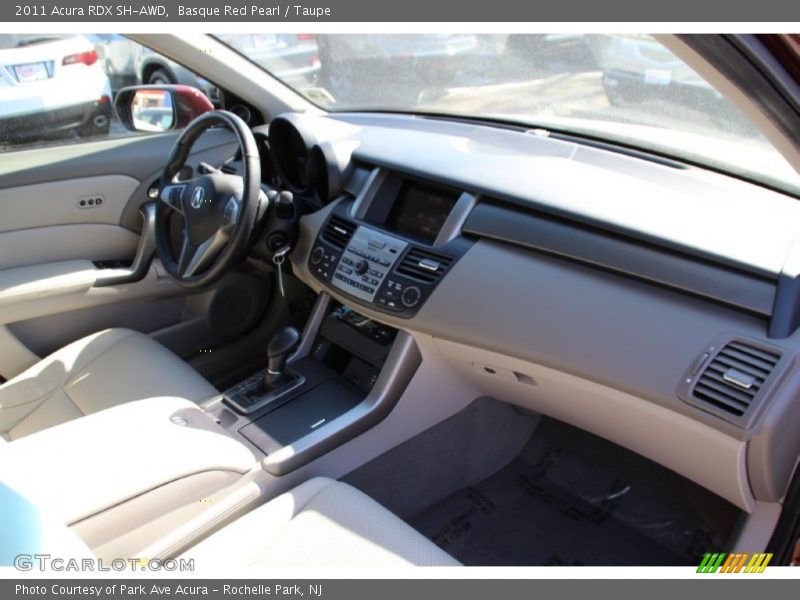 Basque Red Pearl / Taupe 2011 Acura RDX SH-AWD