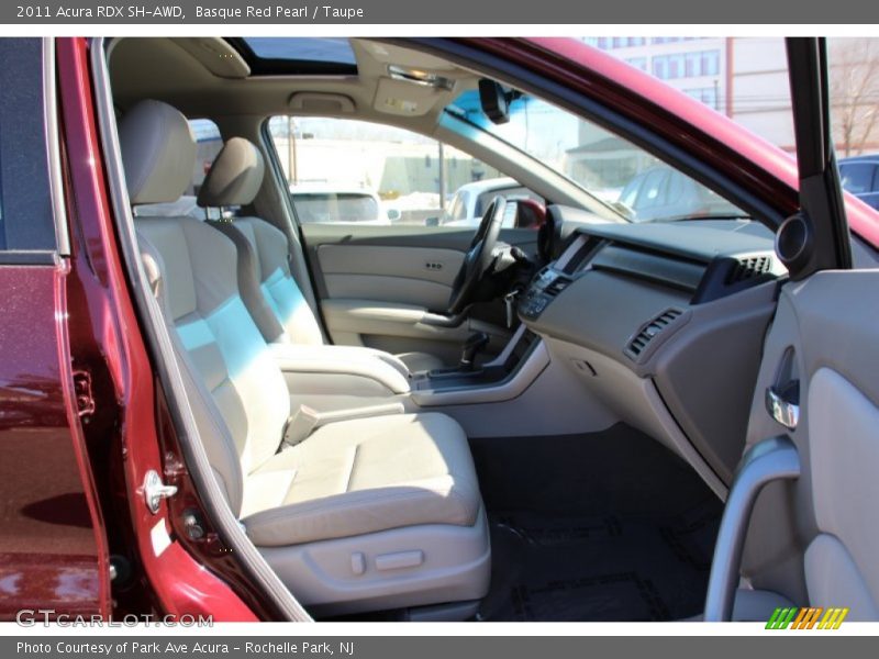 Basque Red Pearl / Taupe 2011 Acura RDX SH-AWD